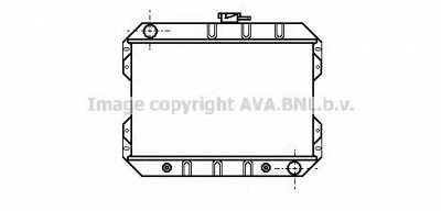 AVA QUALITY COOLING fd2055 -  Радиатор, охлаждение двигателя
